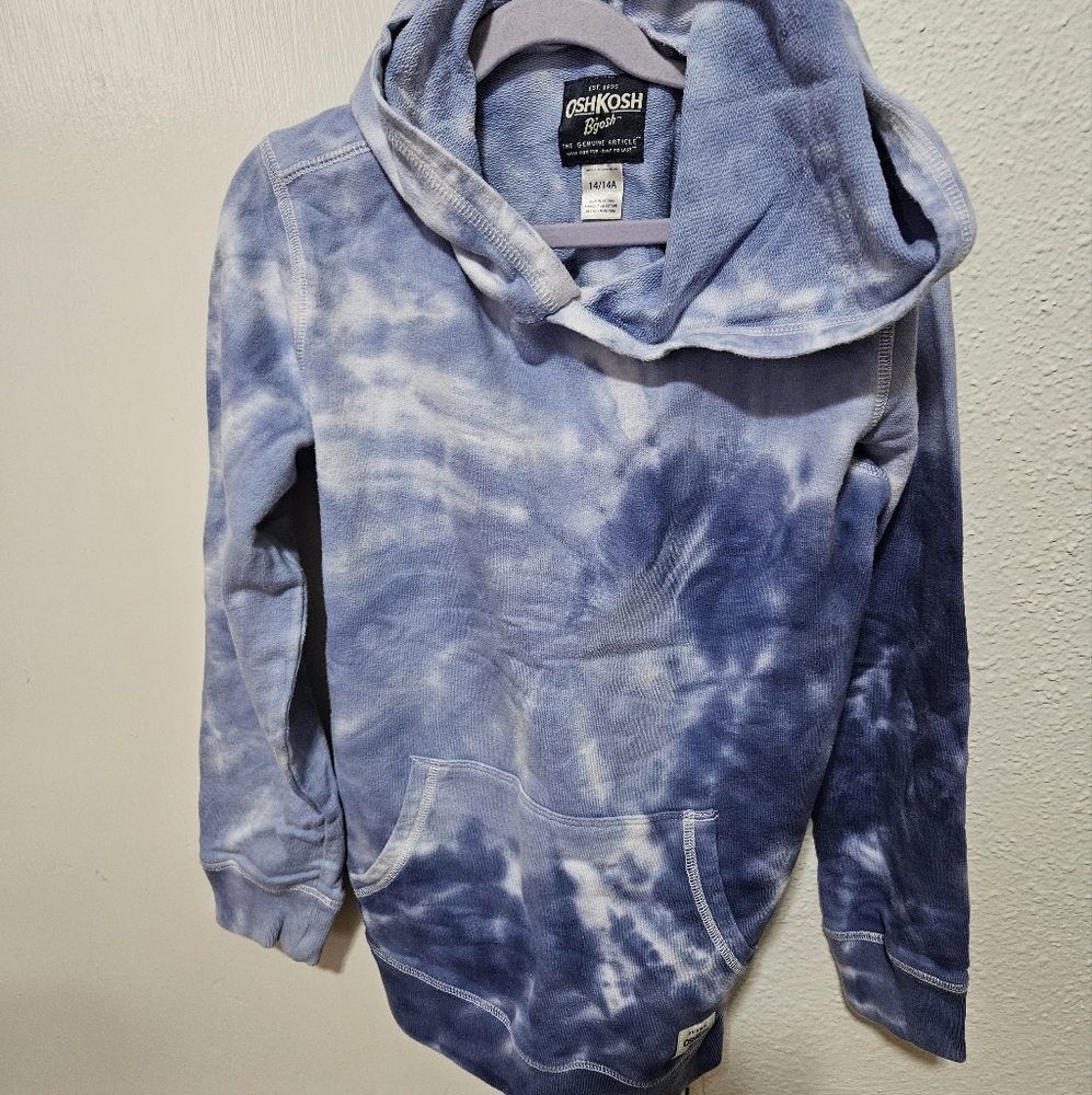 OshKosh B'gosh Blue Tie-Dye Hoodie